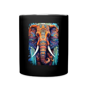 Mammut - Tasse einfarbig - Schwarz - Vorne
