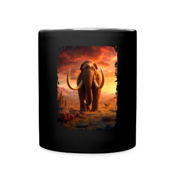 Mammut - Tasse einfarbig - Schwarz - Vorne