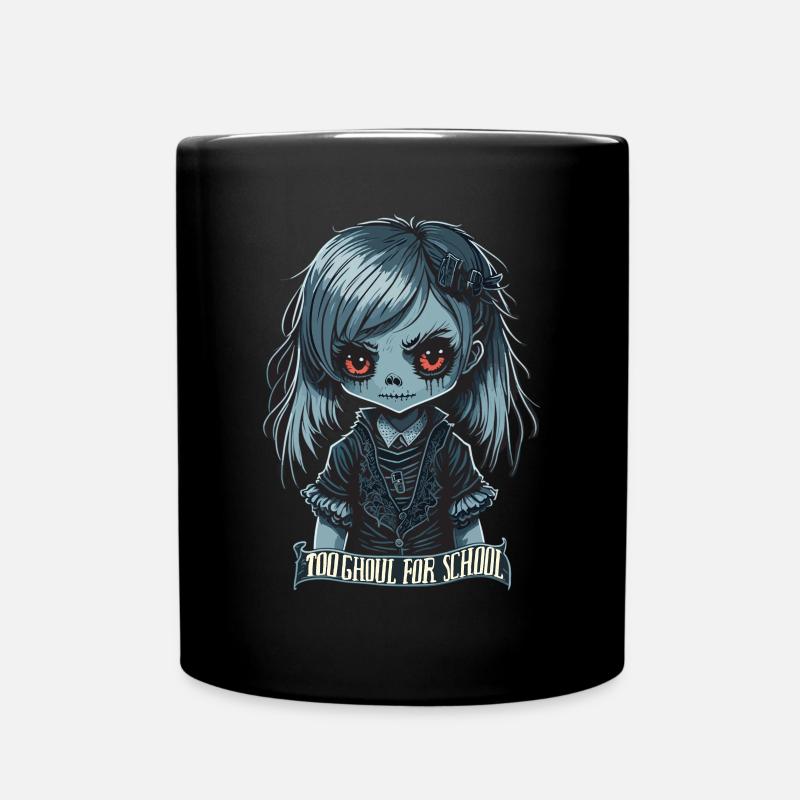 Gothic Schulmädchen Too Ghoul for School - Tasse einfarbig - Schwarz