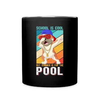 Sommerferien Schüler Ferien Schule Geschenk - Tasse einfarbig - Schwarz - Vorne
