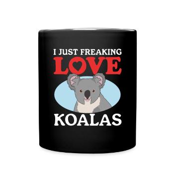 Koala Koalas Koala Bears Koala Bear Cadeau - Mug uni - noir - Devant