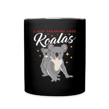 Koala Koalas Koala Bear Koala Bears Cadeau - Mug uni - noir - Devant