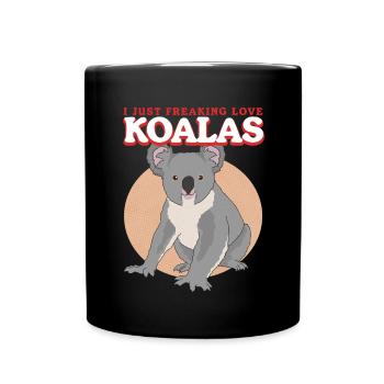 Koala Koala Bear Koala Bear Koala Bear Gift - Full Colour Mug - black - Front