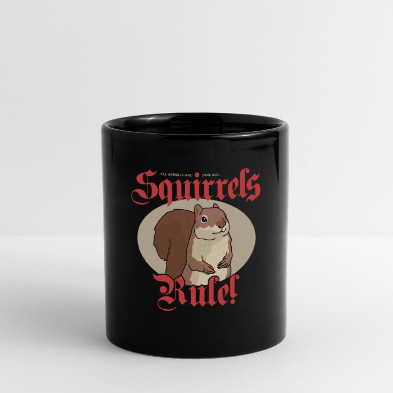 Cute Squirrel Grey Squirrel Squirrel Gift Full Colour Mug