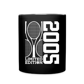 ÉDITION LIMITÉE 2005 TENNIS 21E ANNIVERSAIRE - Mug uni - noir - Devant