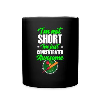Ich Bin Einfach Nur Konzentriert, Geil - Tasse einfarbig - Schwarz - Vorne