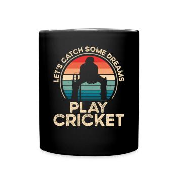 Lasst Uns Ein Paar Träume Fangen - Tasse einfarbig - Schwarz - Vorne