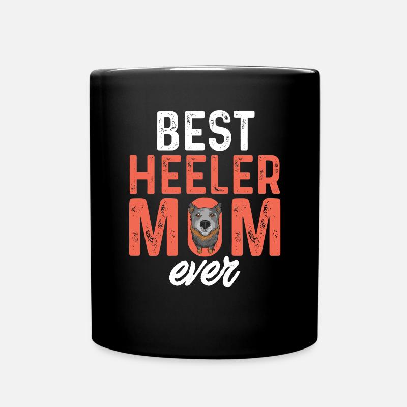 Bouvier australien Red Blue Heeler - Mug uni - noir