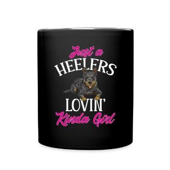 Australian Cattle Dog Red Blue Heeler - Full Colour Mug - black - Front