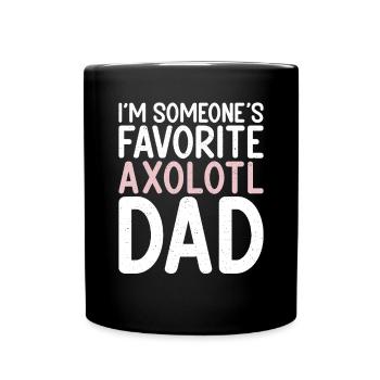 Axolotl Liebhaber Geschenke - Tasse einfarbig - Schwarz - Vorne