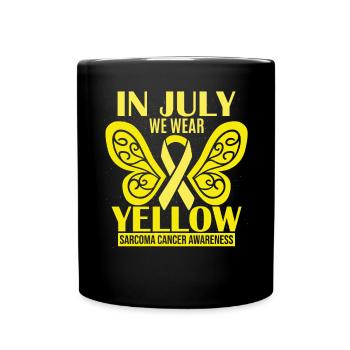Sarcoma Cancer Awareness - Full Colour Mug - black - Front