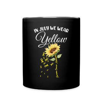 Sarcoma Cancer Awareness - Full Colour Mug - black - Front
