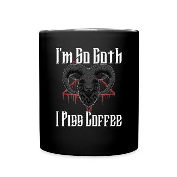 Satan Belzébuth Diable Gothique Pentagramme Mystique - Mug uni - noir - Devant