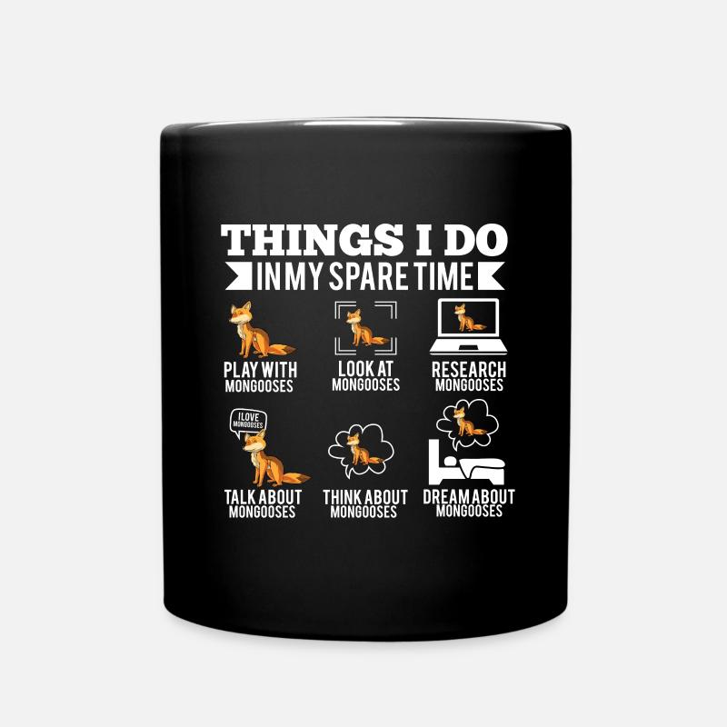 Mangouste mangouste - Mug uni - noir