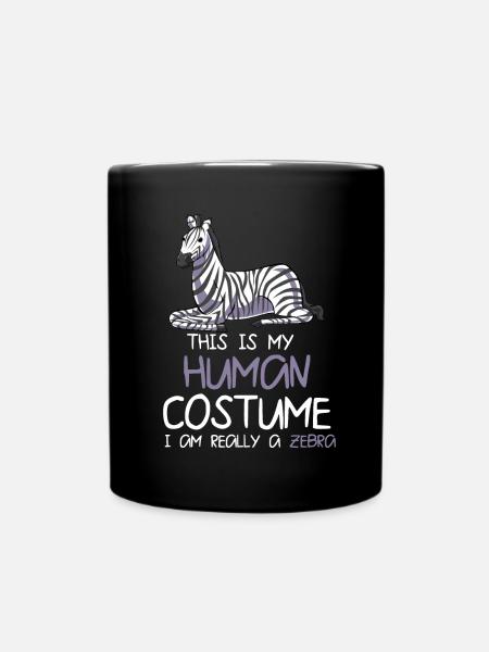 Zèbre - Mug uni - noir