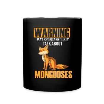 Mongoose mongoose - Full Colour Mug - black - Front