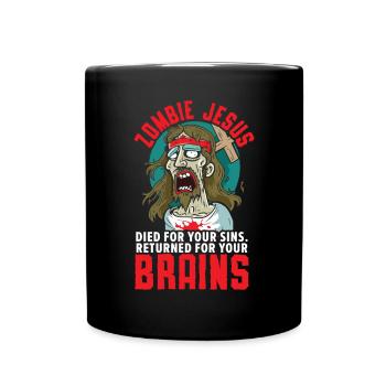 Atheismus Anti-Religion Agnostiker Freidenker Atheist - Tasse einfarbig - Schwarz - Vorne