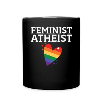 Atheismus Anti-Religion Agnostiker Freidenker Atheist - Tasse einfarbig - Schwarz - Vorne