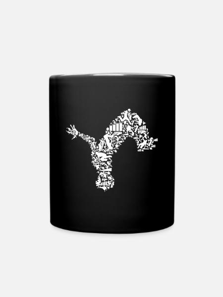 Parkour Freerunner Traceur Enfants Garçons Meneverything - Mug uni - noir