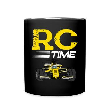RC Auto Hobby Spruch Ferngestuertes Auto - Tasse einfarbig - Schwarz - Vorne