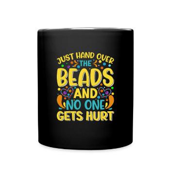 Il suffit de remettre les perles - Mug uni - noir - Devant
