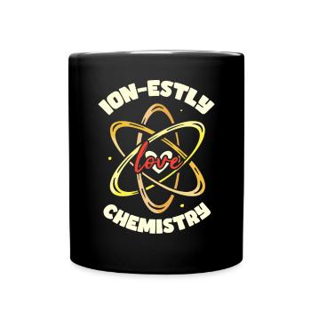 Ion-estly Love Chemistry - Tasse einfarbig - Schwarz - Vorne