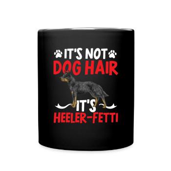 Australian Cattle Dog Red Blue Heeler - Tasse einfarbig - Schwarz - Vorne