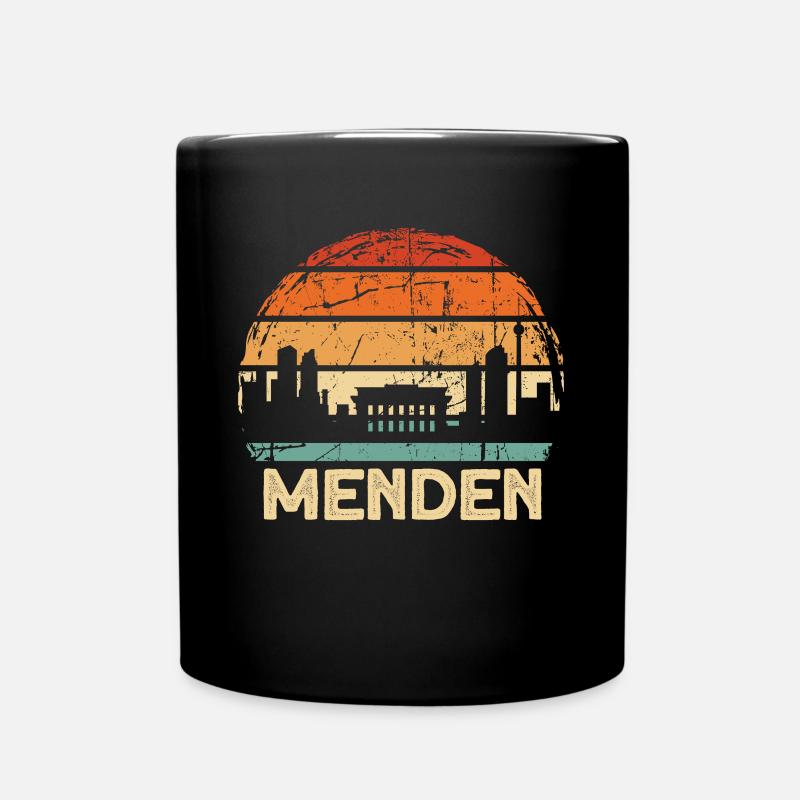 Menden - Tasse einfarbig - Schwarz