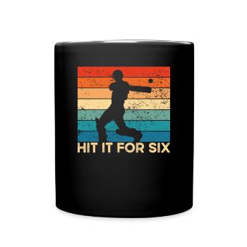 Battez-le pendant six - Mug uni - noir - Devant