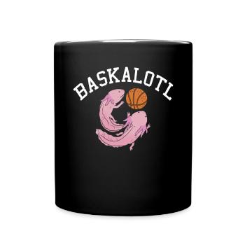 Axolotl Liebhaber Geschenke - Tasse einfarbig - Schwarz - Vorne