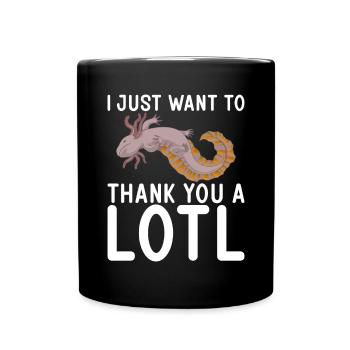 Axolotl Liebhaber Geschenke - Tasse einfarbig - Schwarz - Vorne