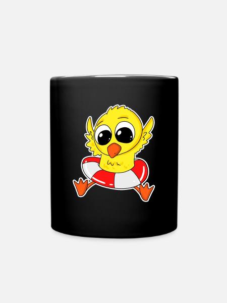 Bain de canard bain de canard bain - Mug uni - noir