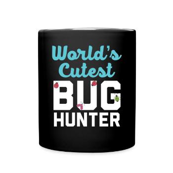 Bug Catcher Bug Expert Insect Lover Entomology - Full Colour Mug - black - Front