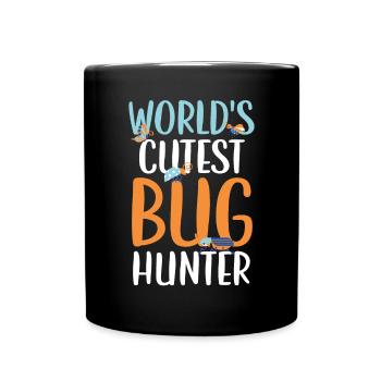 Bug Catcher Bug Expert Insect Lover Entomology - Full Colour Mug - black - Front