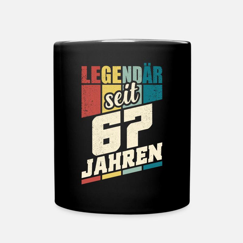 67. Geburtstag Legendär Seit 67 Jahren Legende 67 - Tasse einfarbig - Schwarz