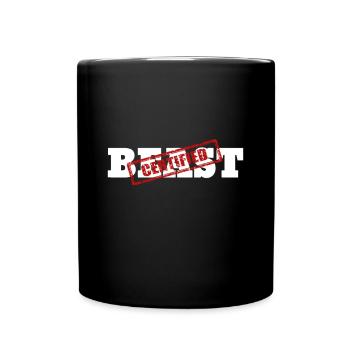 Certifié BEAST Athletic Workout Fitness - Mug uni - noir - Devant
