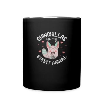 Chinchilla Rodent Pet Rodent Gift - Full Colour Mug - black - Front