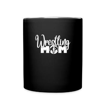 Wrestling Männer Frauen Kinder Wrestler Wrestling - Tasse einfarbig - Schwarz - Vorne