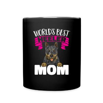 Bouvier australien Red Blue Heeler - Mug uni - noir - Devant