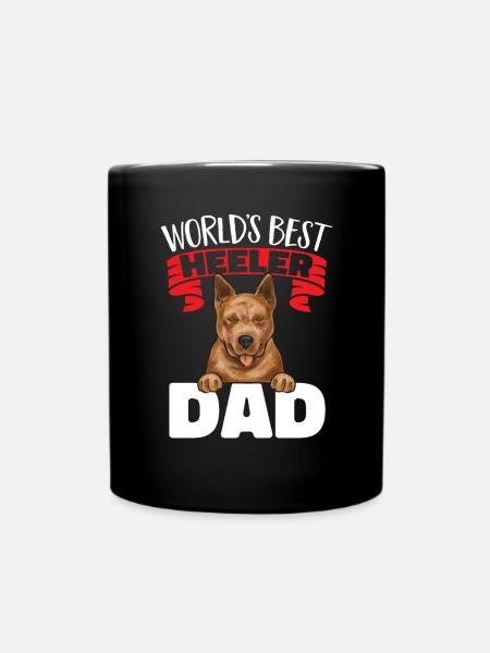 Bouvier australien Red Blue Heeler - Mug uni - noir