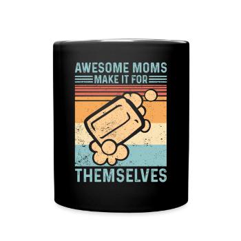 Fabricant de savon amusant - Mug uni - noir - Devant