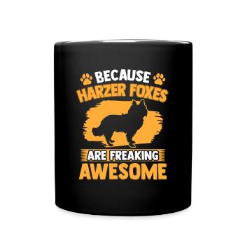 Le renard du Harz est un renard de troupeau fantastique - Mug uni - noir - Devant