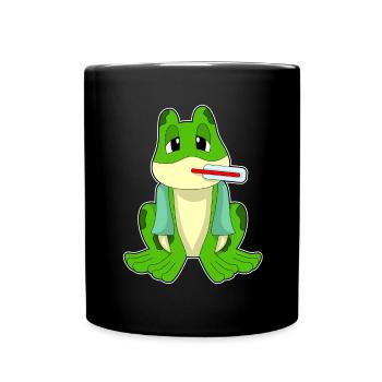 Thermomètre clinique Frog - Mug uni - noir - Devant