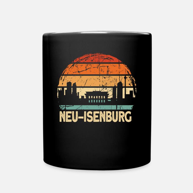 Neu-Isenburg - Tasse einfarbig - Schwarz