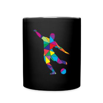 Soccer Polygone Soccer - Mug uni - noir - Devant