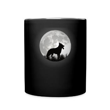 Accessoires pour chiens Propriétaire de chien de berger allemand - Mug uni - noir - Devant