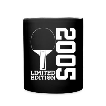 21E ANNIVERSAIRE DU TENNIS DE TABLE ÉDITION LIMITÉE 2005 - Mug uni - noir - Devant