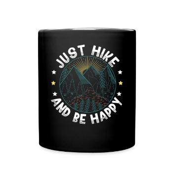 Randonnée Montagnes Escalade Randonneur Trek J’adore la randonnée - Mug uni - noir - Devant