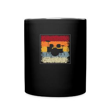 Batterie Rétro - Mug uni - noir - Devant