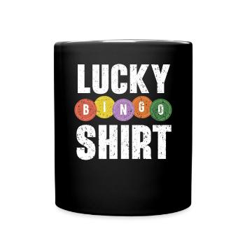 Bingo-Spieler Bingo-Anrufer Bing Lover Casino - Tasse einfarbig - Schwarz - Vorne